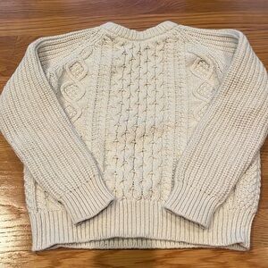 Chunky cream/beige boy’s GAP Kids Sweater- M